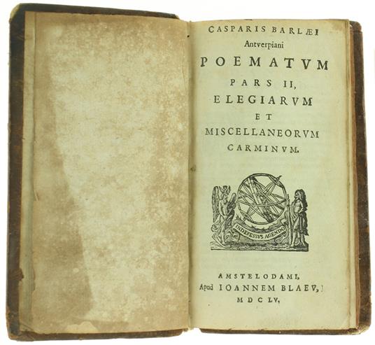 Poematum Pars Ii, Elegiarum Et Miscellaneorum Carminum - copertina
