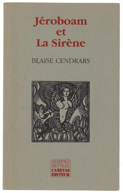 Jeroboam Et La Sirene - Blaise Cendrars - copertina