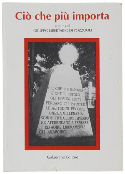 Ciò Che Più Importa - copertina