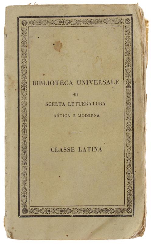 La Georgica E Le Poesie Minori Tradotte Da Cesare Arici. Biblioteca Universale Di Scelta Letteratura Antica E Moderna, Iv - Virgilio - copertina
