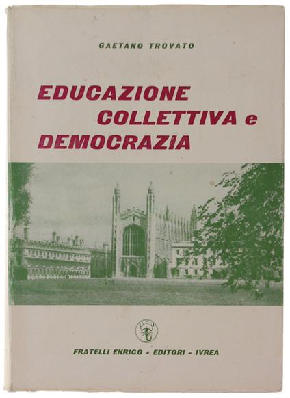 Educazione Collettiva E Democrazia - copertina