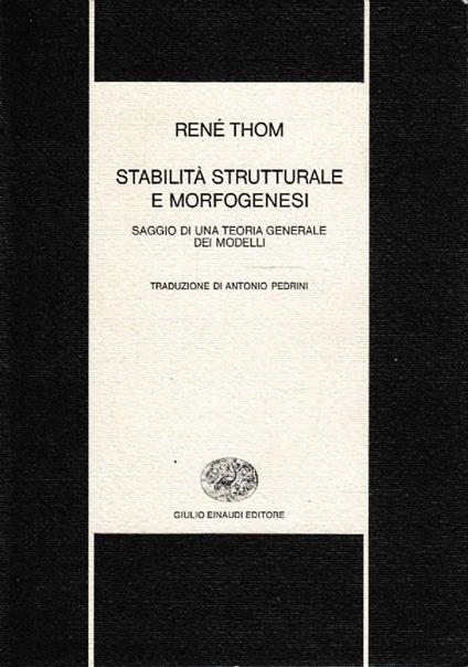 Stabilità strutturale e morfogenesi - copertina