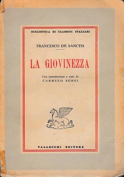 La Giovinezza - Francesco De Sanctis - copertina