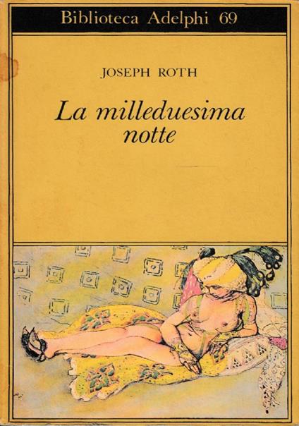 La milleduesima notte - Joseph Roth - copertina