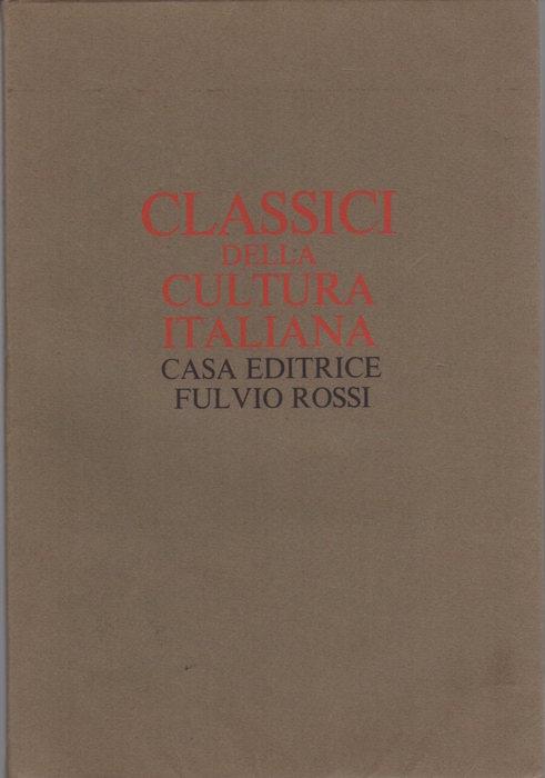 Classici della cultura italiana - Mario Dal Pra - copertina