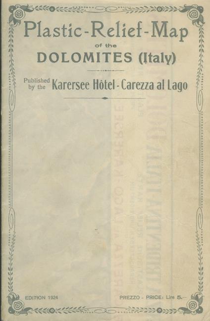 Merano, plastic relief map - copertina