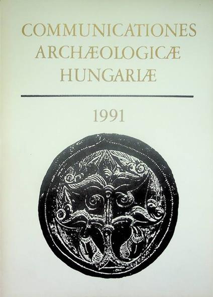 Communicationes archaeologicae Hungariae: 1991 - copertina