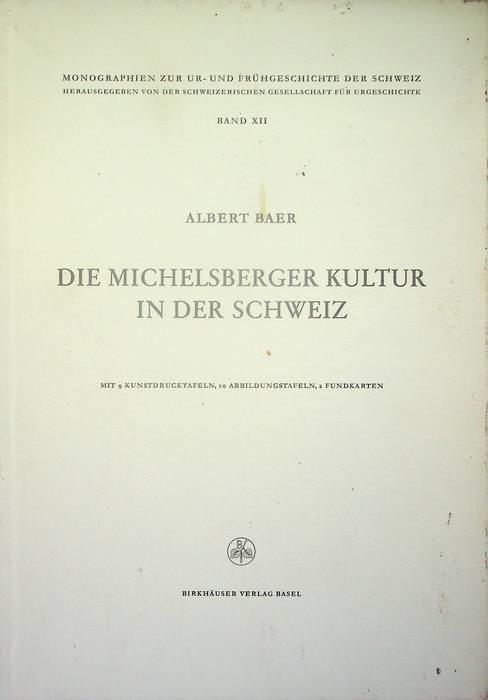 Die Michelsberger Kultur in der Schweiz - copertina