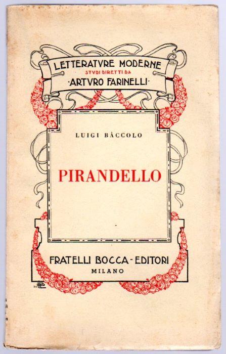 Luigi Pirandello - Luigi Baccolo - copertina