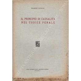Il principio di causalitˆ nel Codice penale - Vincenzo Cavallo - copertina