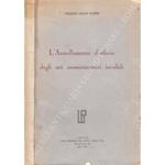 L' annullamento d'ufficio degli atti amministrativi invalidi