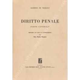 Diritto penale. Parte generale - copertina