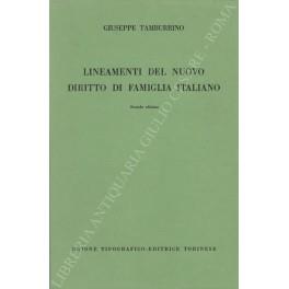 Lineamenti del nuovo diritto di famiglia italiano - Giuseppe Tamburrino - copertina