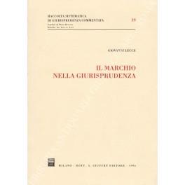 Il marchio nella giurisprudenza - Giovanni Lecce - copertina