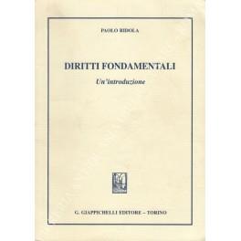 Diritti fondamentali. Un'introduzione - Paolo Ridola - copertina