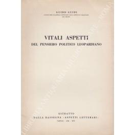 Vitali aspetti del pensiero politico leopardiano - Guido Guidi - copertina