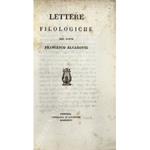 Lettere filologiche del conte Francesco Algarotti