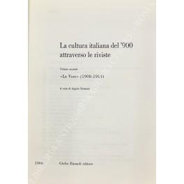 La cultura italiana del '900 attraverso le riviste. Vol. III - La Voce (1908-1914) - copertina