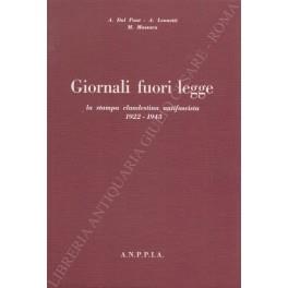 Giornali fuori legge la stampa clandestina antifascista 1922-1943 - copertina