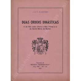 Duas ordens dinasticas. A de Sao Joao d'Acre e Sao Tomaz e a de Santa Maria de Belem - copertina