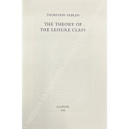 The theory of the leisure class - Thorstein Veblen - copertina