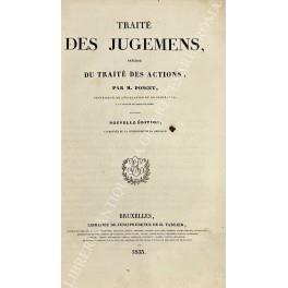 Traite des jugemens, precede du traite des actions - copertina