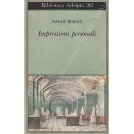 Impressioni personali - Isaiah Berlin - copertina