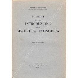 Schemi di una introduzione alla statistica economica - Alfredo Niceforo - copertina