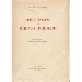 Istituzioni di diritto pubblico - Silvia Lessona - copertina