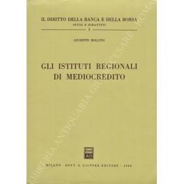 Gli istituti regionali di mediocredito - Giuseppe Bollino - copertina