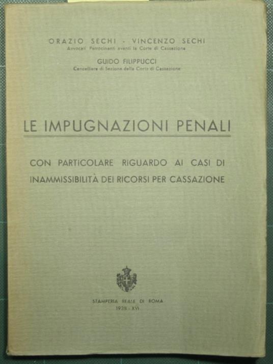 Le impugnazioni penali - copertina