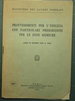 Provvedimenti per l'edilizia con particolari prescrizioni per le zone sismiche