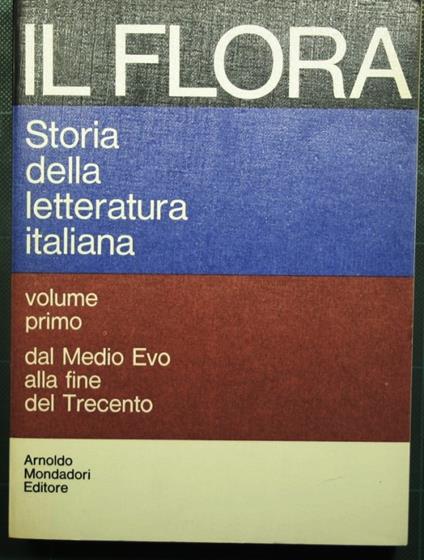 Storia della letteratura italiana - Francesco Flora - copertina