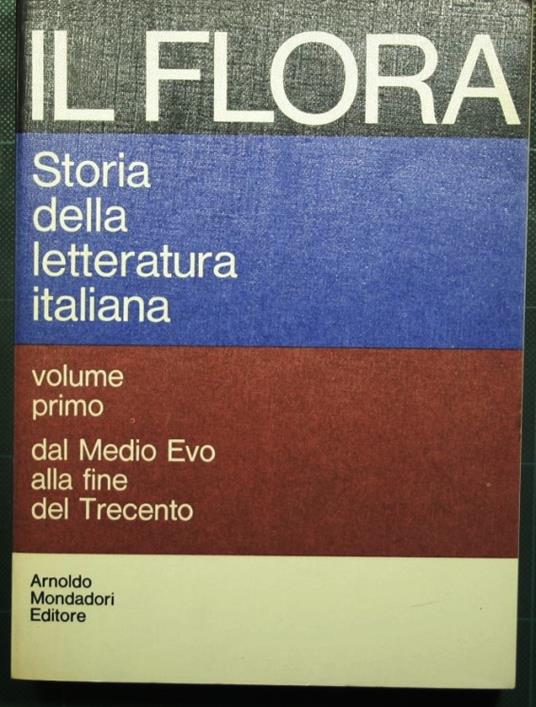 Storia della letteratura italiana - Francesco Flora - copertina
