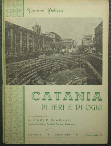 Catania di ieri e di oggi - Fascicolo V - Gaetano Fichera - copertina