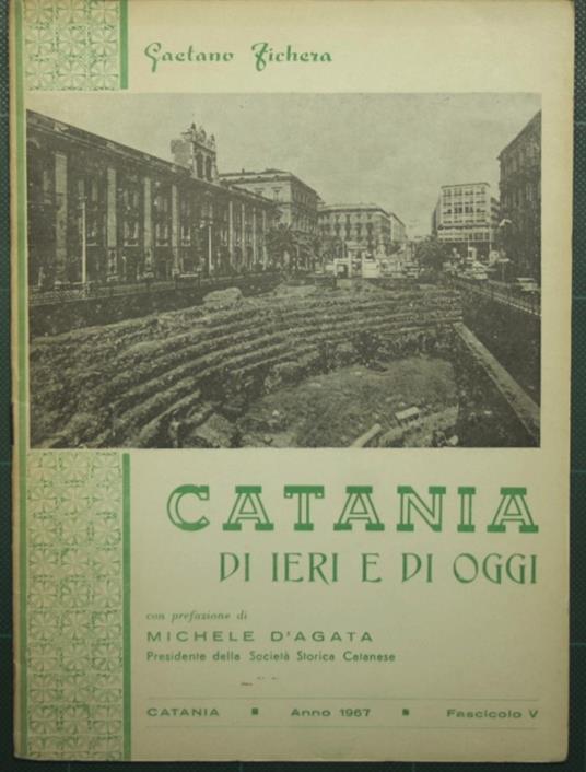 Catania di ieri e di oggi - Fascicolo V - Gaetano Fichera - copertina