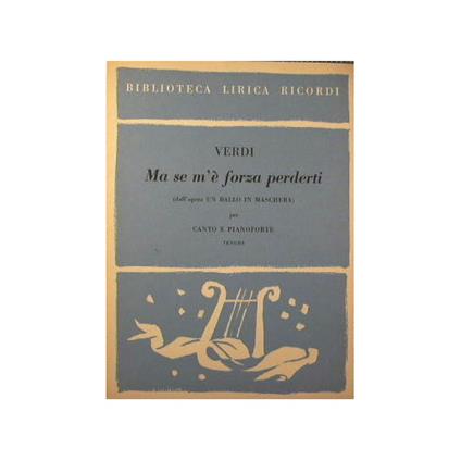 Ma se m'è forza pederti - Verdi Giuseppe - copertina