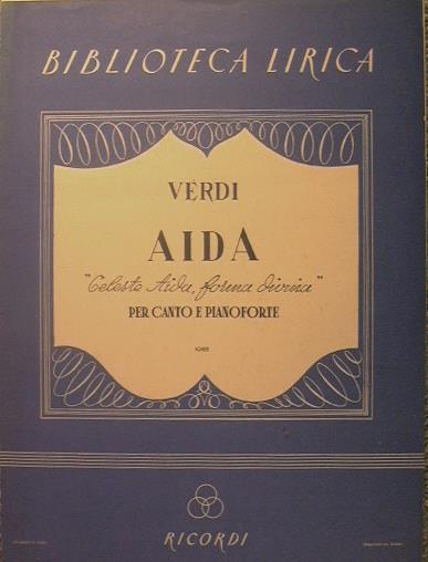 Aida - Verdi Giuseppe - copertina
