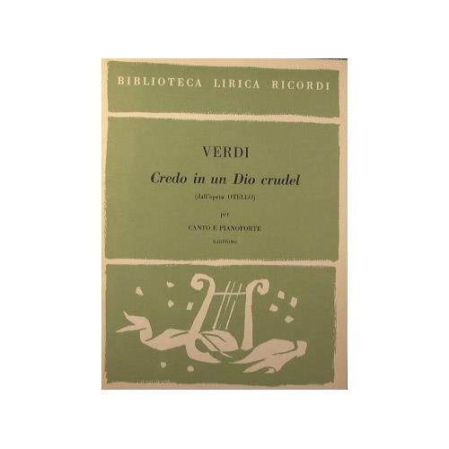 Otello - Verdi Giuseppe - copertina