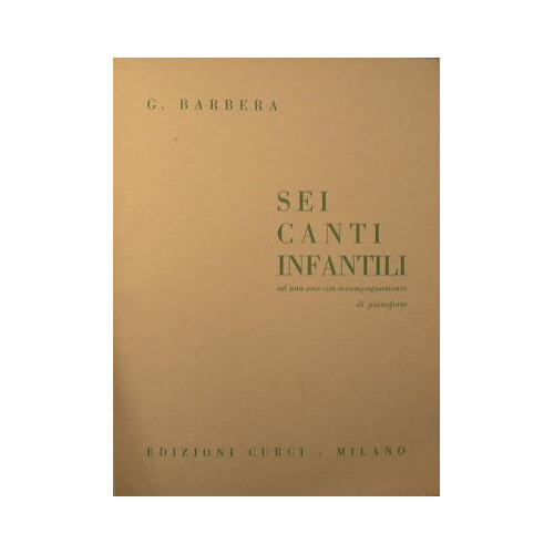 Sei canti infantili - copertina