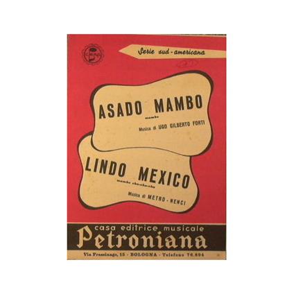 Asado Mambo ( mambo ) - Lindo Mexico ( mambo cha-cha-cha ) - copertina