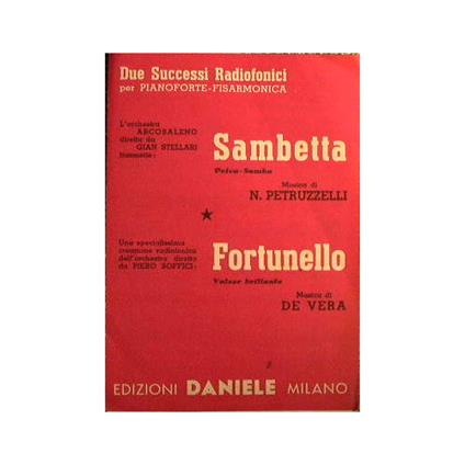 Sambetta ( polca samba ) - Fortunello ( valzer brillante ) - copertina