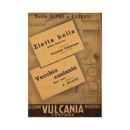 Zietta bella ( swing moderato ) - Vecchio cantante ( ritmo lento ) - copertina