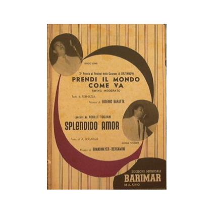Prendi il mondo come va ( swing moderato ) - Splendido Amor - copertina