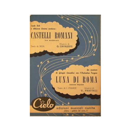 Castelli Romani ( fox moderato ) - Luna di Roma ( canzone beguine ) - copertina