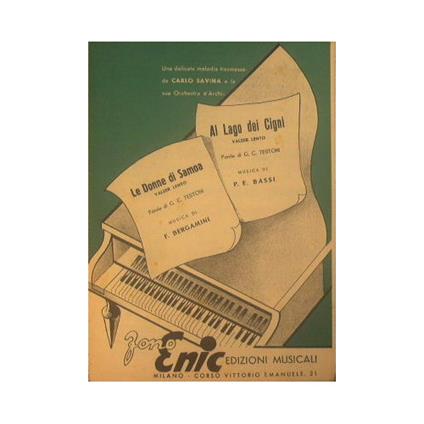 Le donne di Samoa ( valzer lento ) - Al lago dei Cigni ( valzer lento ) - copertina