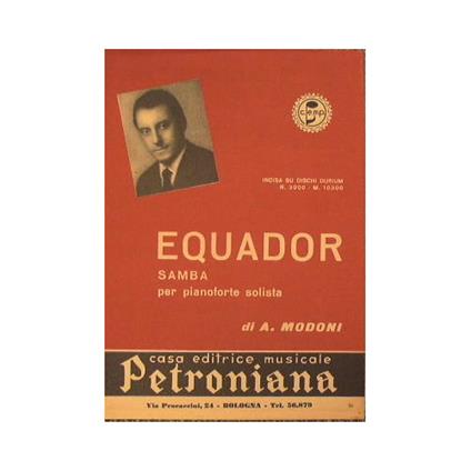 Equador ( samba ) - copertina
