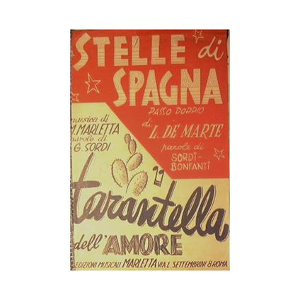 Stelle di Spagna ( passo doppio ) - Tarantella dell'amore ( allegro ) - copertina
