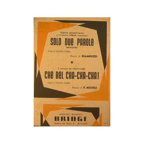 Solo due Parole ( beguine ) - Che bel cha cha cha ( cha cha cha 9 - copertina