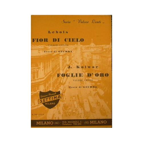 Fior di cielo ( valzer lento ) - Foglie d'oro ( valzer lento ) - copertina